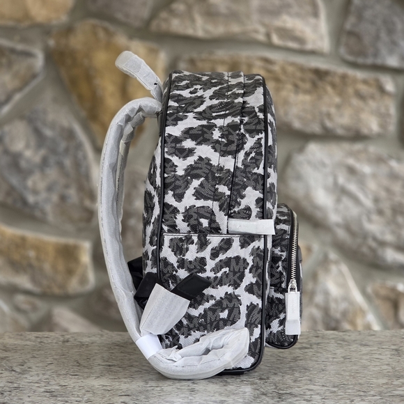 Michael Kors Bex Leopard Logo Medium Backpack main image 5